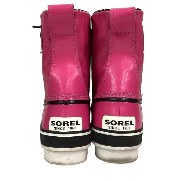 Sorel Trivoli II Duck Boots-Women's Sz 9 Pink Waterproof Rain/Winter- NL1691-614 - Picture 3 of 12